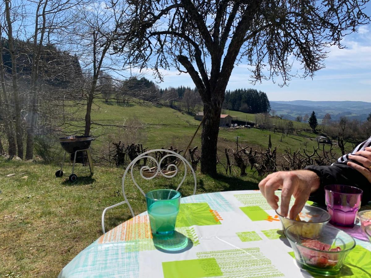 Gite " Oree Des Bois" Vertolaye Buitenkant foto