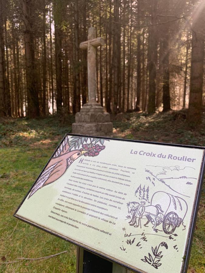 Gite " Oree Des Bois" Vertolaye Buitenkant foto